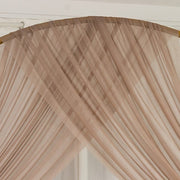 5 ft x 32 ft Sheer Chiffon Curtain Backdrop Drapery Panel