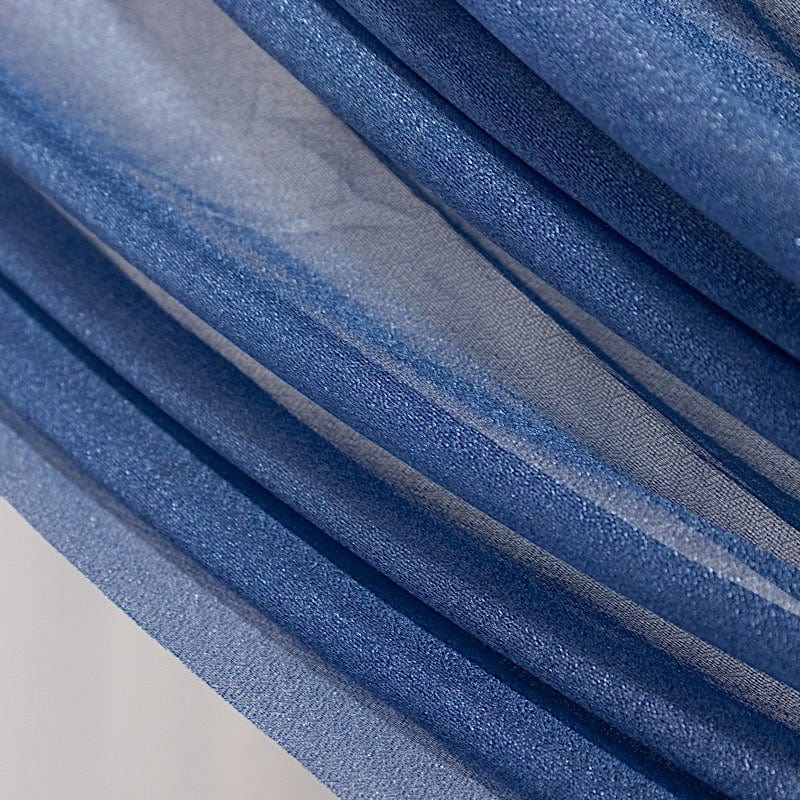 5 ft x 32 ft Sheer Chiffon Curtain Backdrop Drapery Panel