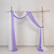 5 ft x 32 ft Sheer Chiffon Curtain Backdrop Drapery Panel