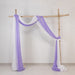 5 ft x 32 ft Sheer Chiffon Curtain Backdrop Drapery Panel