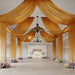 5 ft x 32 ft Sheer Chiffon Curtain Backdrop Drapery Panel