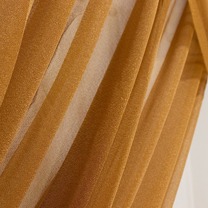 5 ft x 32 ft Sheer Chiffon Curtain Backdrop Drapery Panel