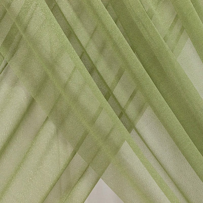 5 ft x 32 ft Sheer Chiffon Curtain Backdrop Drapery Panel