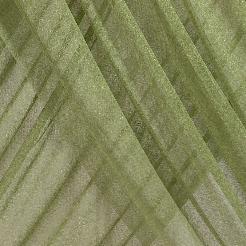 5 ft x 32 ft Sheer Chiffon Curtain Backdrop Drapery Panel