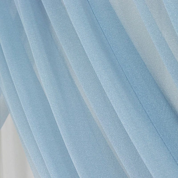 5 ft x 32 ft Sheer Chiffon Curtain Backdrop Drapery Panel