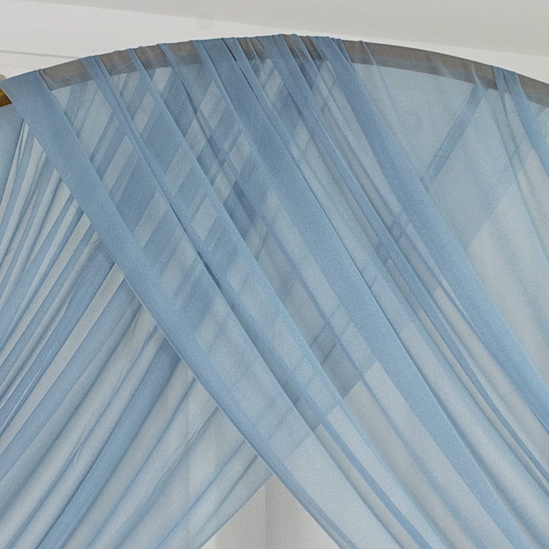 5 ft x 32 ft Sheer Chiffon Curtain Backdrop Drapery Panel