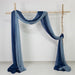 5 ft x 32 ft Sheer Chiffon Curtain Backdrop Drapery Panel