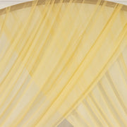 5 ft x 32 ft Sheer Chiffon Curtain Backdrop Drapery Panel