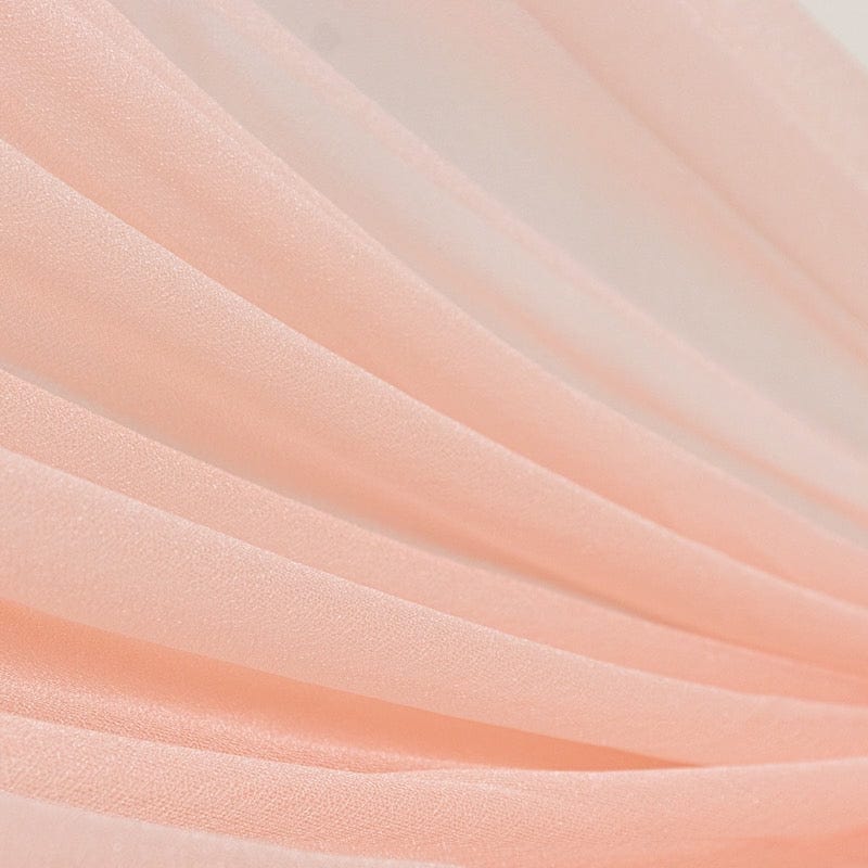 5 ft x 32 ft Sheer Chiffon Curtain Backdrop Drapery Panel