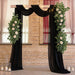 5 ft x 32 ft Sheer Chiffon Curtain Backdrop Drapery Panel