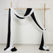 5 ft x 32 ft Sheer Chiffon Curtain Backdrop Drapery Panel