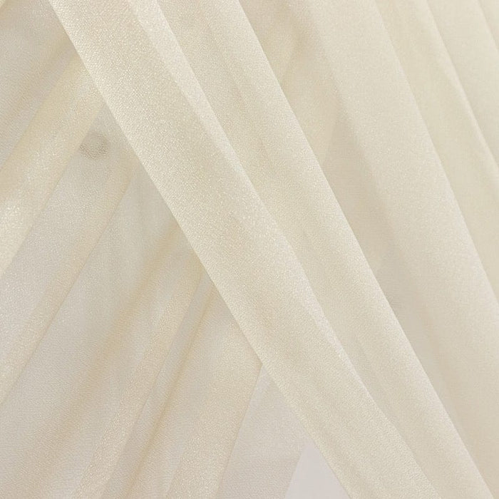 5 ft x 32 ft Sheer Chiffon Curtain Backdrop Drapery Panel