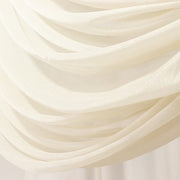 5 ft x 32 ft Sheer Chiffon Curtain Backdrop Drapery Panel