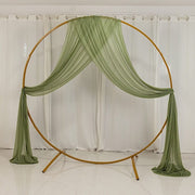 5 ft x 32 ft Sheer Chiffon Curtain Backdrop Drapery Panel CUR_PANCHIF01_5X32_DSG