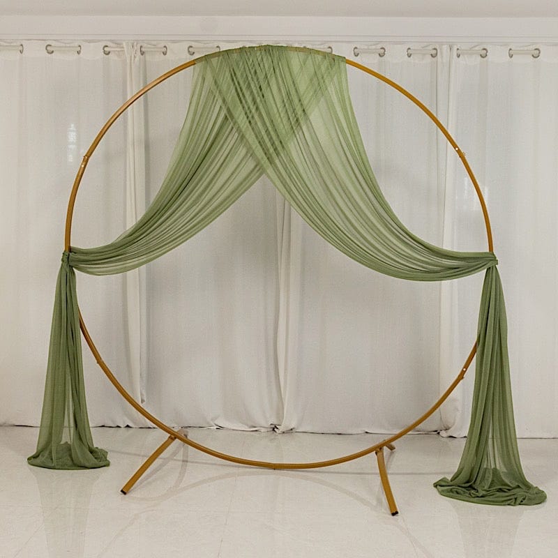 5 ft x 32 ft Sheer Chiffon Curtain Backdrop Drapery Panel CUR_PANCHIF01_5X32_DSG