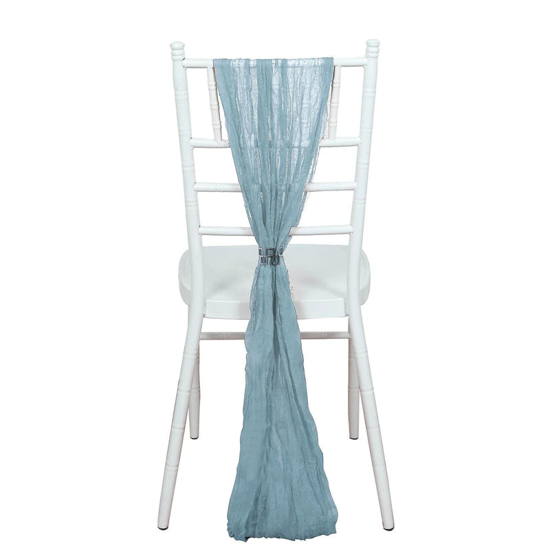 5 Gauze Cheesecloth Chair Sashes