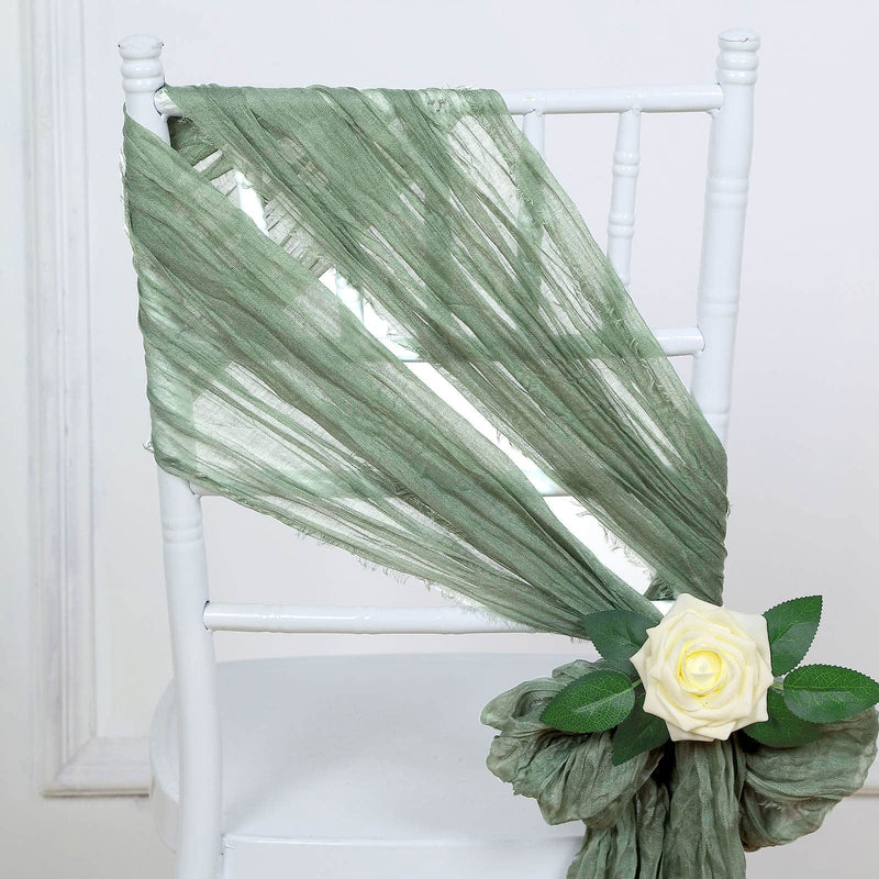 5 Gauze Cheesecloth Chair Sashes