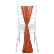 5 Gauze Cheesecloth Chair Sashes