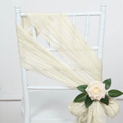5 Gauze Cheesecloth Chair Sashes