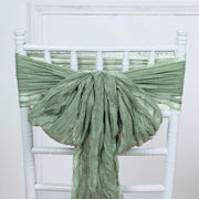 5 Gauze Cheesecloth Chair Sashes
