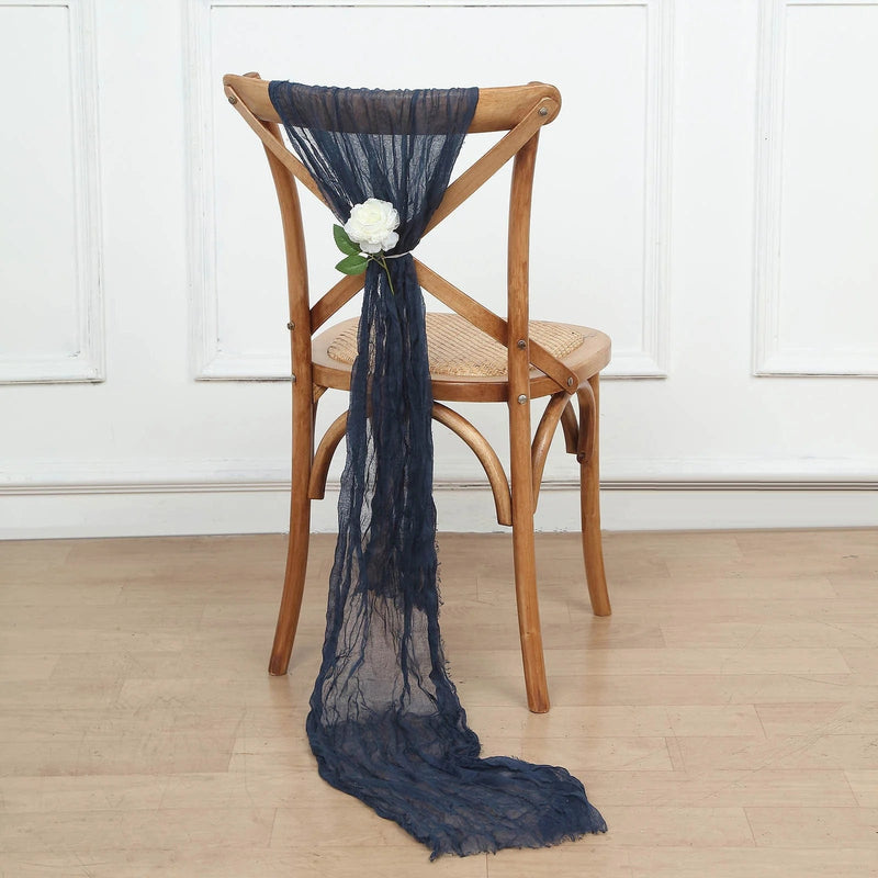 5 Gauze Cheesecloth Chair Sashes