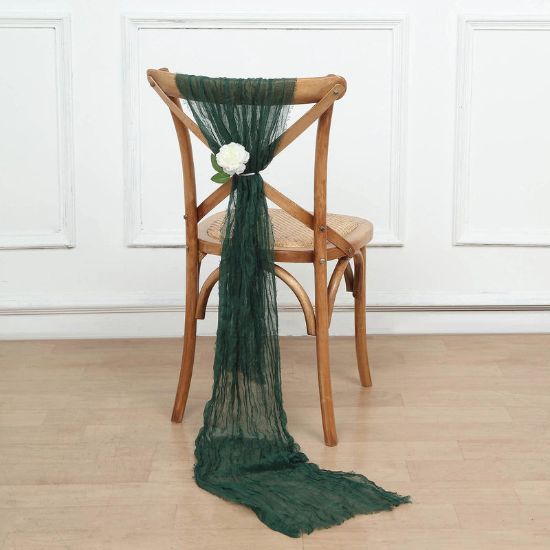 5 Gauze Cheesecloth Chair Sashes