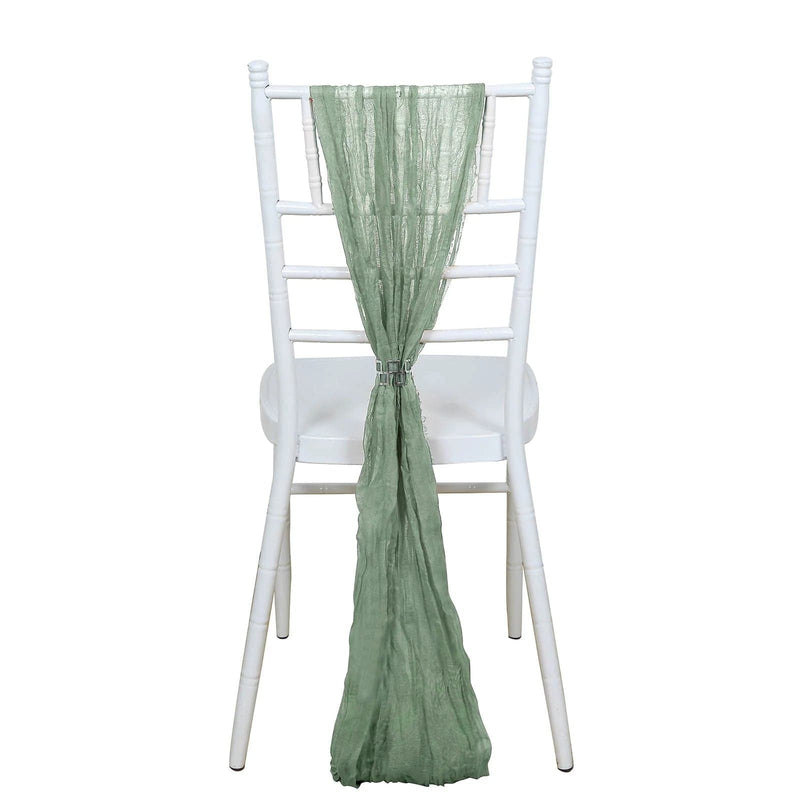 5 Gauze Cheesecloth Chair Sashes