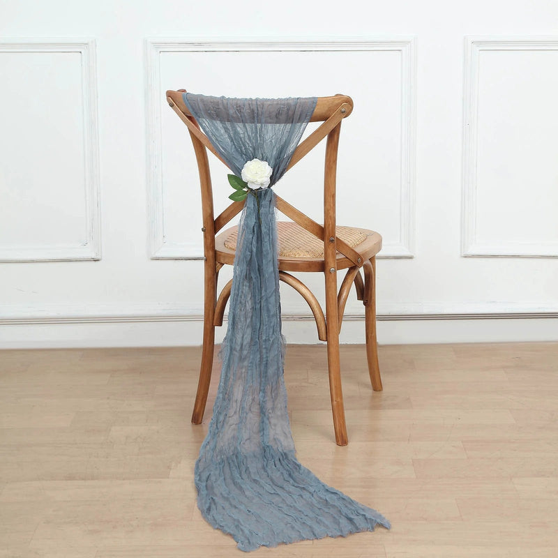 5 Gauze Cheesecloth Chair Sashes