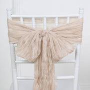5 Gauze Cheesecloth Chair Sashes