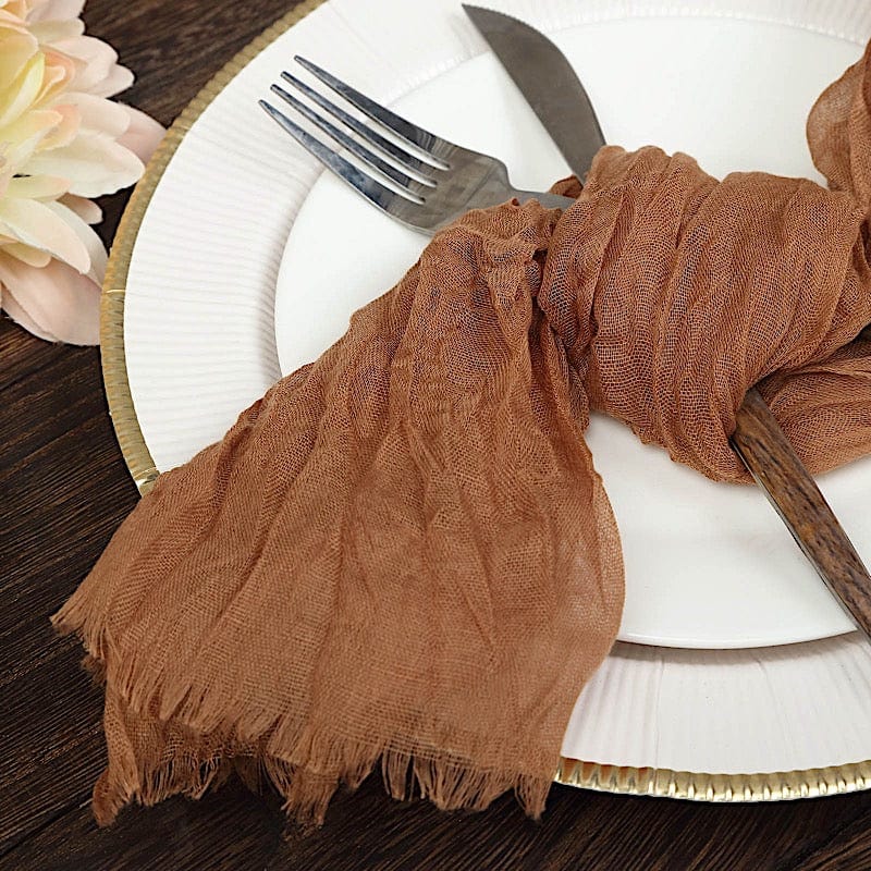 5 Gauze Cheesecloth Cotton Dinner Napkins NAP_CHES_TAUP