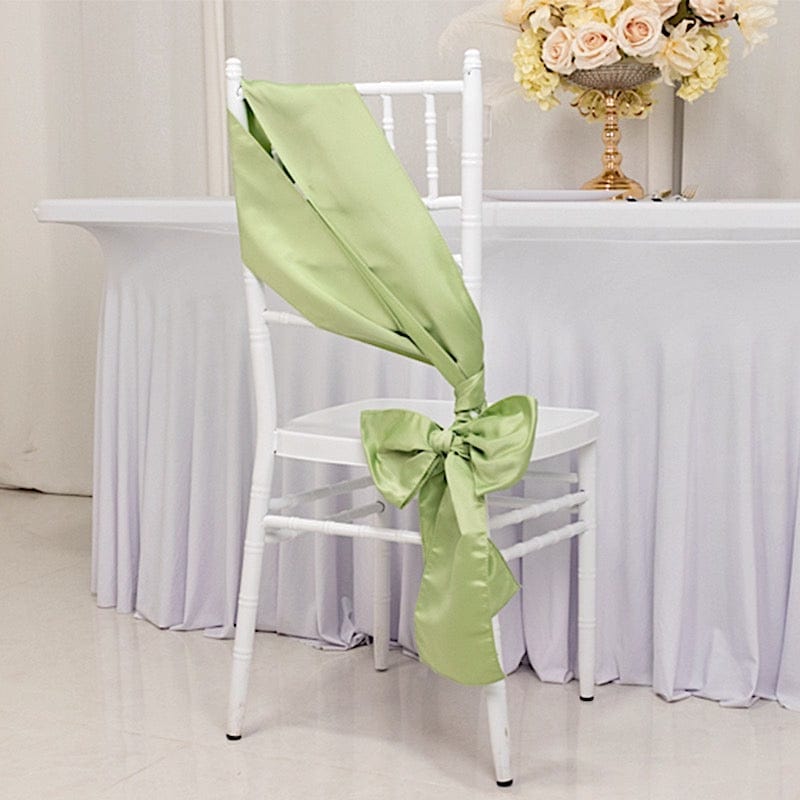 5 Lamour Satin Chair Sashes