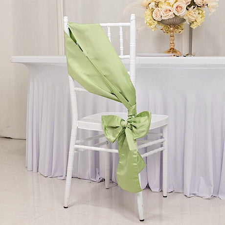 5 Lamour Satin Chair Sashes
