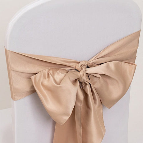 5 Lamour Satin Chair Sashes