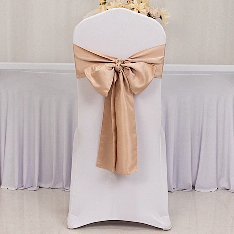 5 Lamour Satin Chair Sashes