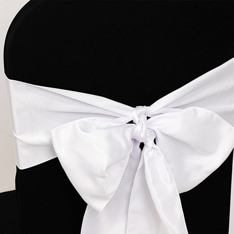 5 Lamour Satin Chair Sashes