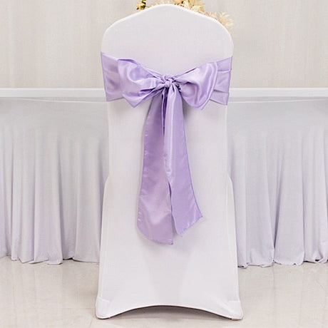 5 Lamour Satin Chair Sashes