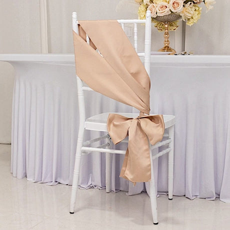 5 Lamour Satin Chair Sashes