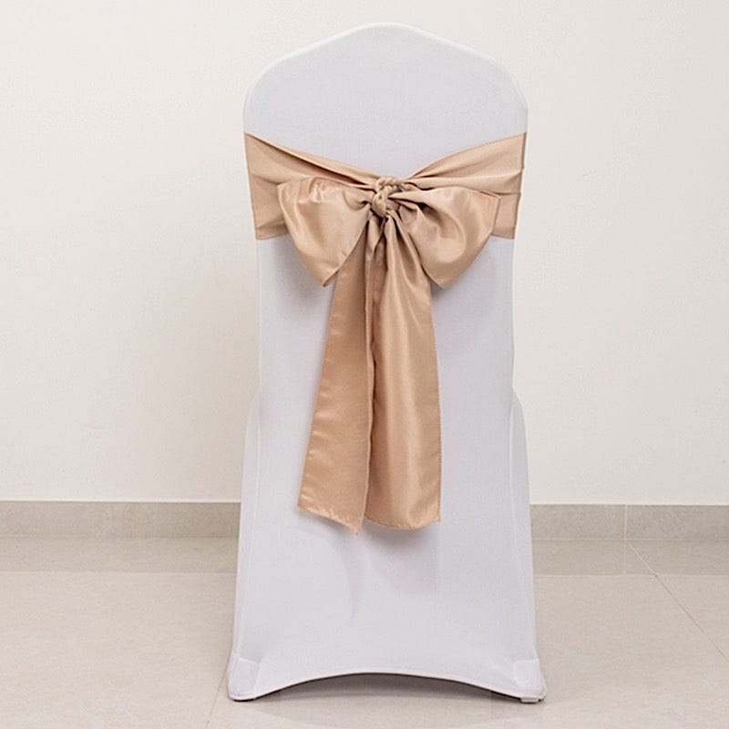 5 Lamour Satin Chair Sashes