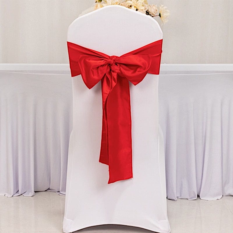 5 Lamour Satin Chair Sashes