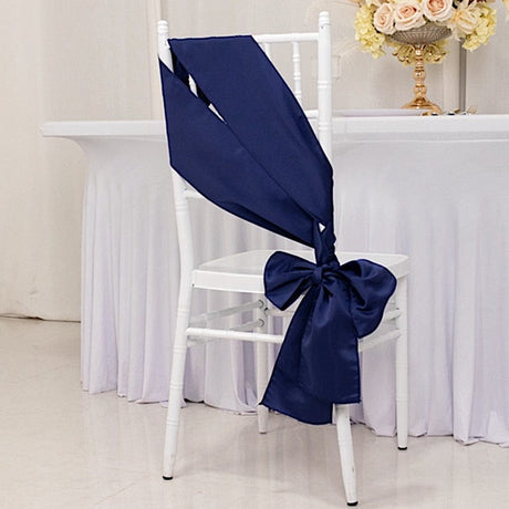 5 Lamour Satin Chair Sashes
