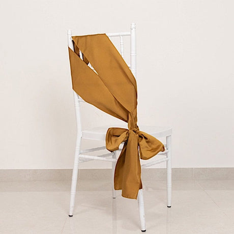 5 Lamour Satin Chair Sashes