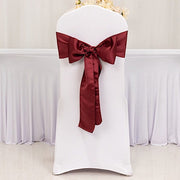5 Lamour Satin Chair Sashes