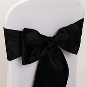 5 Lamour Satin Chair Sashes
