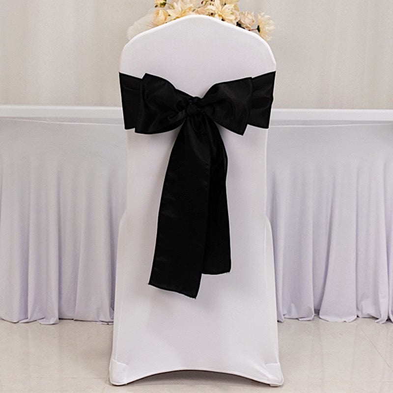 5 Lamour Satin Chair Sashes