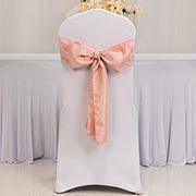5 Lamour Satin Chair Sashes