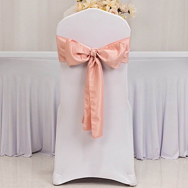 5 Lamour Satin Chair Sashes