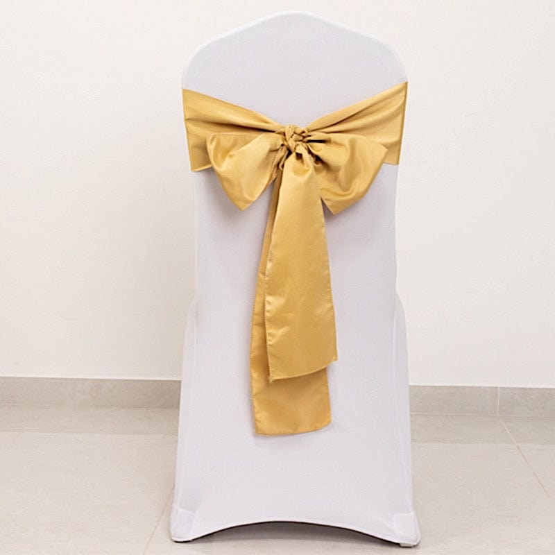 5 Lamour Satin Chair Sashes