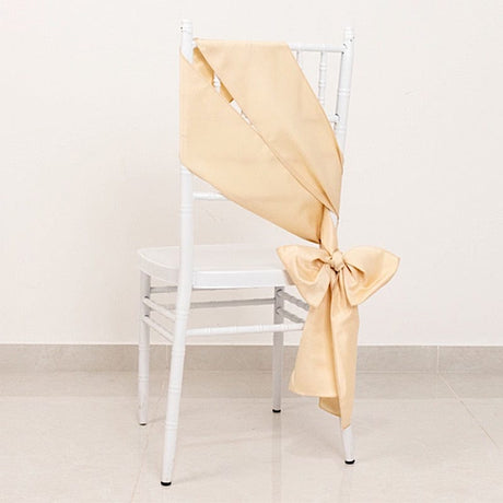5 Lamour Satin Chair Sashes