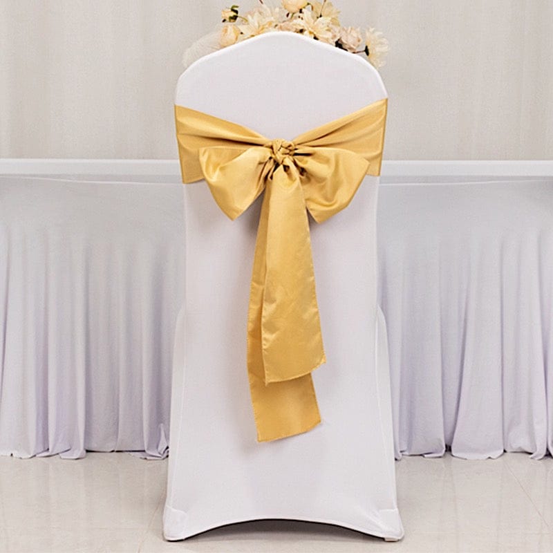 5 Lamour Satin Chair Sashes
