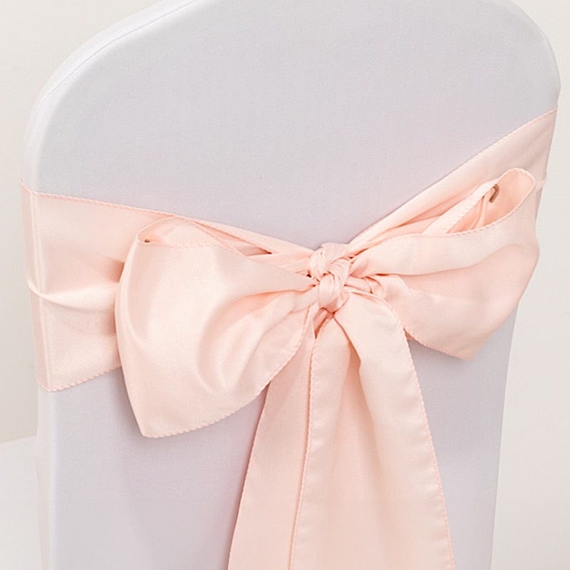 5 Lamour Satin Chair Sashes
